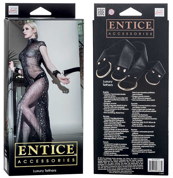 Фото California Exotic Novelties, США Ремни-фиксаторы для сковывания Entice Luxury Tethers