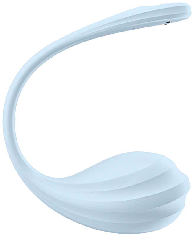 Изображение Satisfyer, Германия Мощный смарт-вибростимулятор Satisfyer Smooth Petal голубой