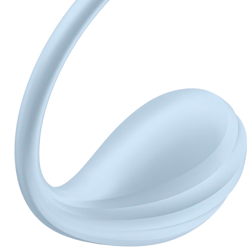 Изображение Satisfyer, Германия Мощный смарт-вибростимулятор Satisfyer Smooth Petal голубой