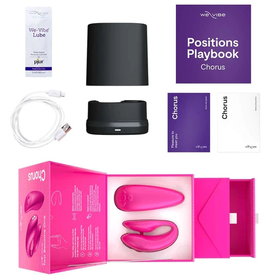 Фото We-Vibe, Канада Смарт-вибратор для двоих We-Vibe Chorus розовый