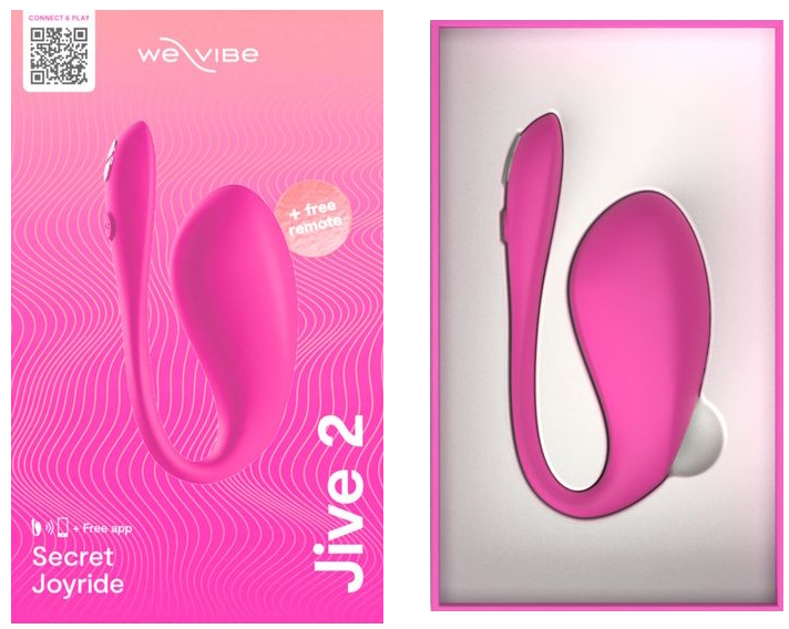 Фото We-Vibe, Канада Смарт-вибратор We-Vibe Jive 2 розовый