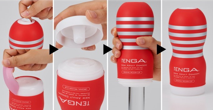 Изображение Tenga, Япония Мастурбатор Tenga Air Flow Cup Strong