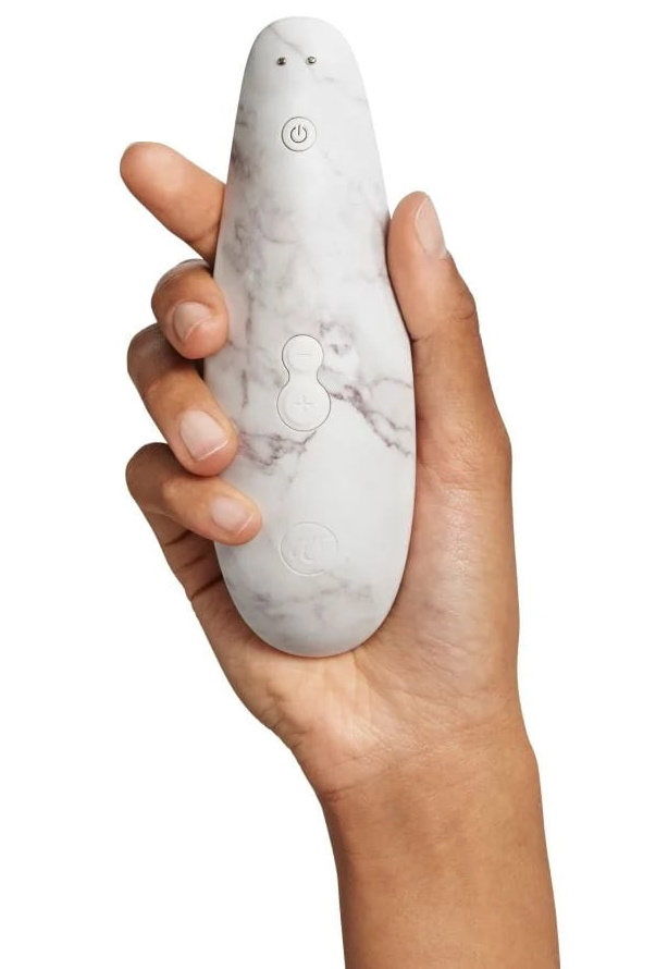 Фото Womanizer, Германия Бесконтактный стимулятор клитора Womanizer Marilyn Monroe White Marble​