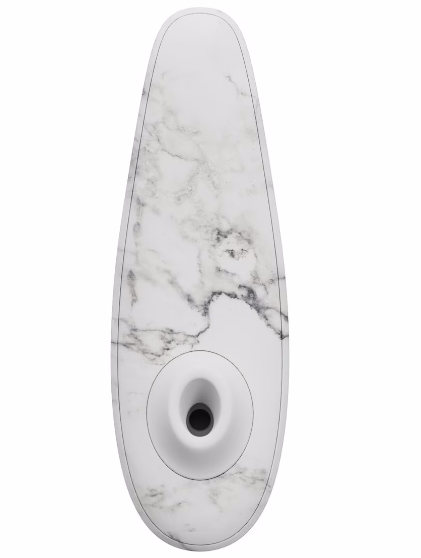 Фото Womanizer, Германия Бесконтактный стимулятор клитора Womanizer Marilyn Monroe White Marble​