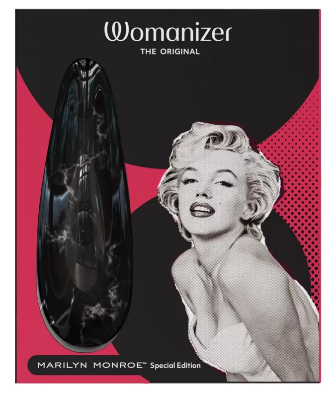 Изображение Womanizer, Германия Бесконтактный стимулятор клитора Womanizer Marilyn Monroe Black Marble​