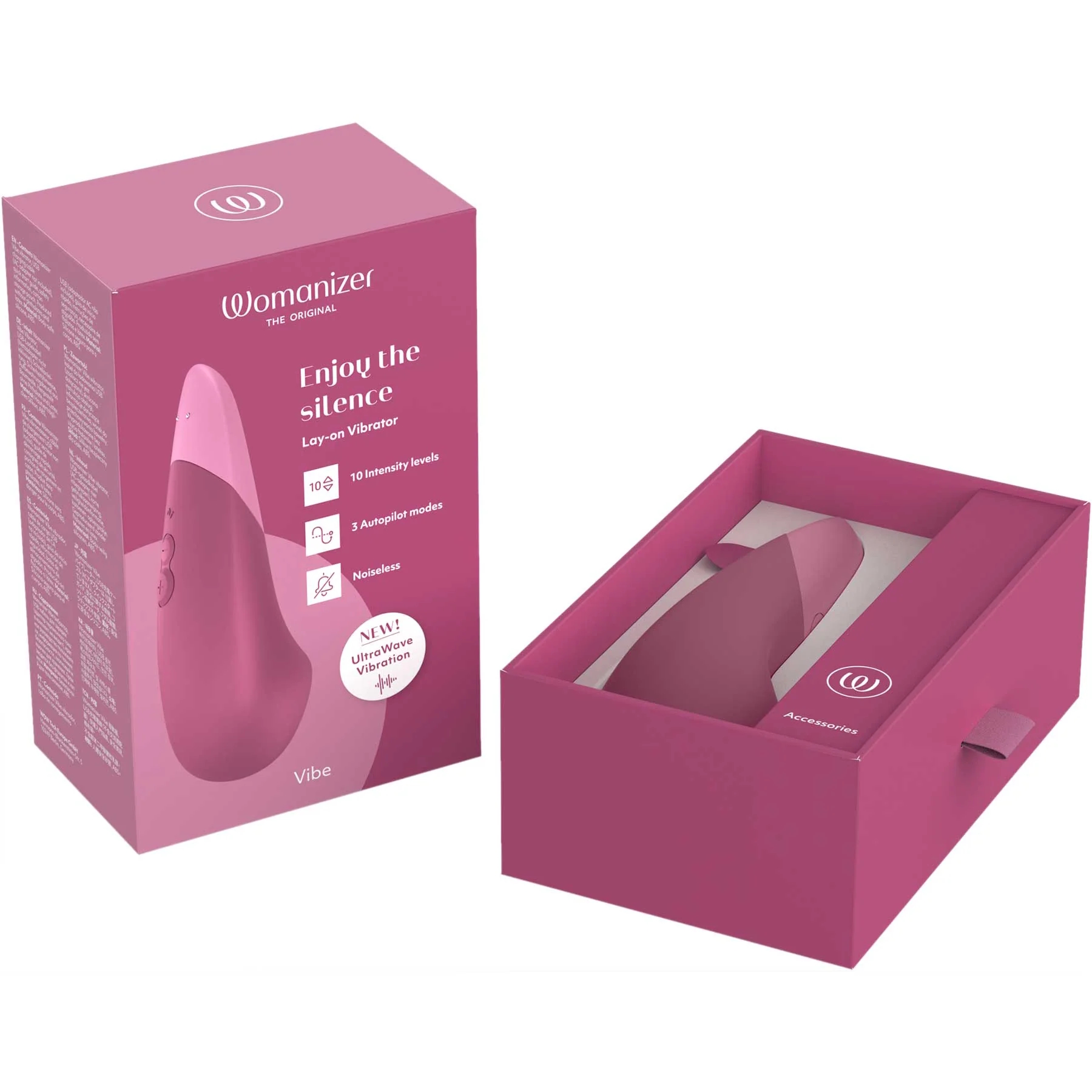 Изображение Womanizer, Германия Клиторальный вибратор Womanizer Vibe темно-розовый