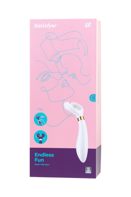Фото Satisfyer, Германия Многофункциональный стимулятор для пар Satisfyer Partner Multifun 3, силикон, белый, 23,5 см.