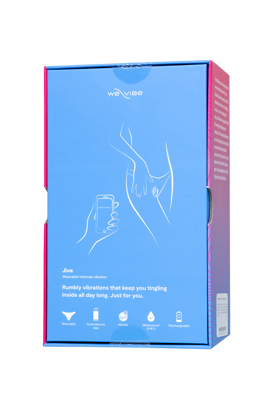 Фото We-Vibe, Канада Виброяйцо WE-VIBE Jive силикон, синий, 9,2 см