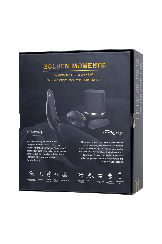 Изображение Womanizer, Германия Набор Womanizer Premium + WE-VIBE Chorus черный, силикон, 19 см