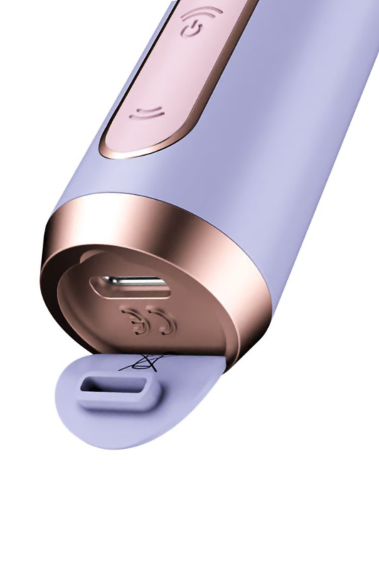 Фото  Мини-вибратор с 3D пульсацией Satisfyer Bold Kiss с USB-C зарядкой, силикон, ABS, розовый, 12,5 см