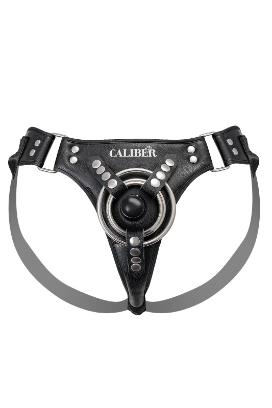 Изображение RealStick Caliber Трусики для страпона RealStick CALIBER, экокожа, черные