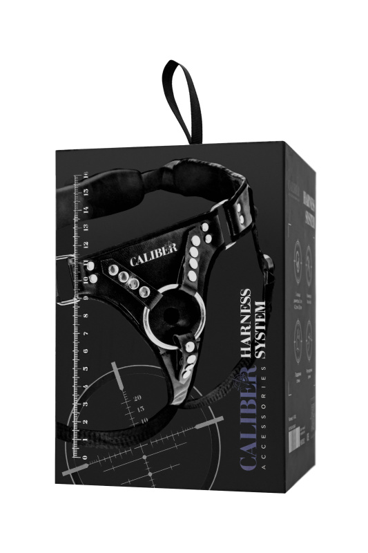 Изображение RealStick Caliber Трусики для страпона RealStick CALIBER, экокожа, черные