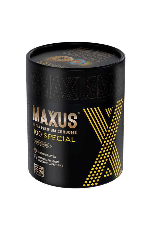 Изображение  Презервативы Maxus Special, точечно-ребристые, латекс,100 шт
