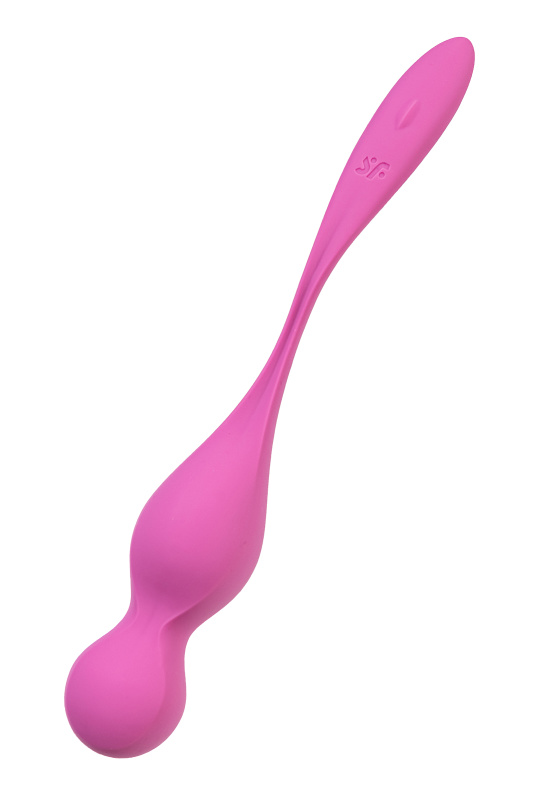 Изображение Satisfyer, Германия Вагинальные шарики с вибрацией Satisfyer Love Birds 1 Connect App, розовый, 22,2 см