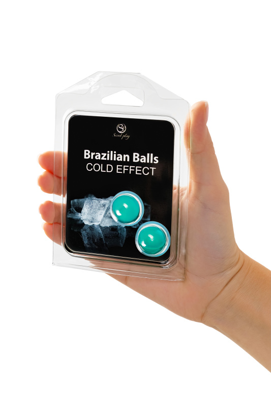 Фото Secret play, Испания Массажное масло SECRET PLAY BRAZILIAN BALLS, с охлаждающим эффектом, 2 х 4 гр