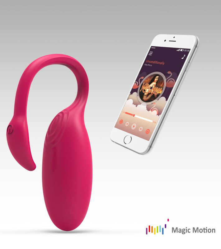 Фото MAGIC MOTION Тренажер Кегеля Magic Motion FLAMINGO, силикон, розовый, 12 см
