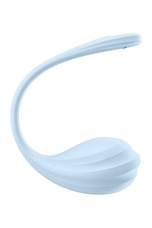 Фото Satisfyer, Германия Виброяйцо Satisfyer Smooth Petal Connect App, голубое, 6,5 см