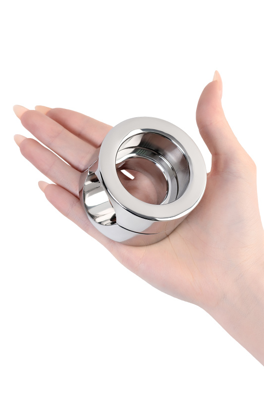Изображение Metal by TOYFA Утяжелитель на пенис и мошонку TOYFA Metal, серебряный