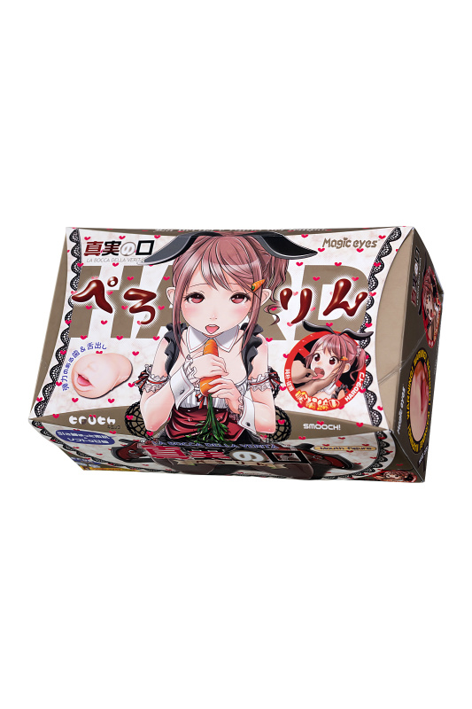 Изображение  Мастурбатор MAGIC EYES Shinjitsu no Kuchi Perorin Hard, TPE, телесный, 14,5 см