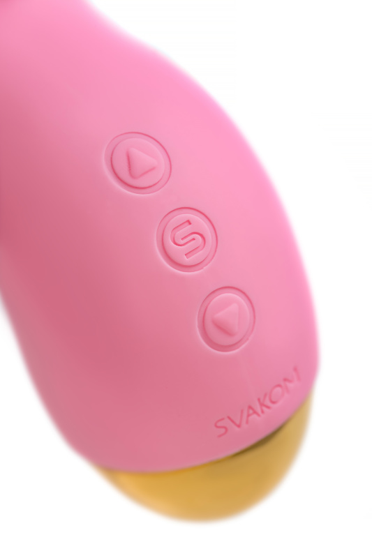 Фото Svakom, США Вакуумный стимулятор клитора Svakom Pulse Pure, силикон, розовый, 12,9 см