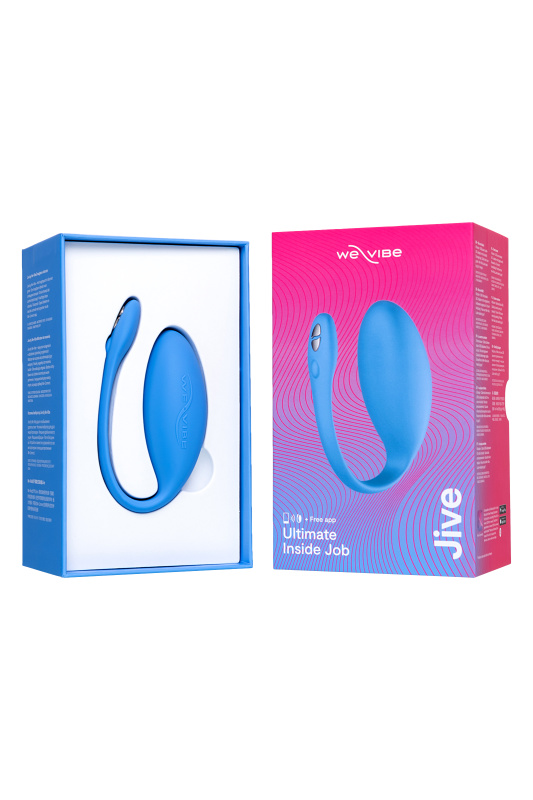 Фото We-Vibe, Канада Виброяйцо WE-VIBE Jive силикон, синий, 9,2 см