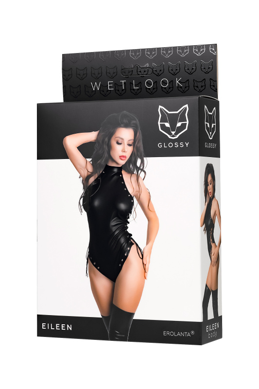 Фото Erolanta Glossy Боди Glossy Eileen из материала Wetlook, XL