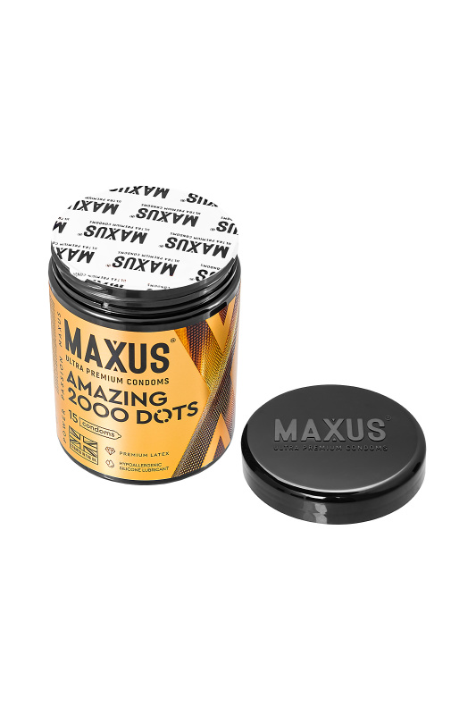 Изображение  Презервативы Maxus Amazing,  латекс,текстурированные 15 шт.