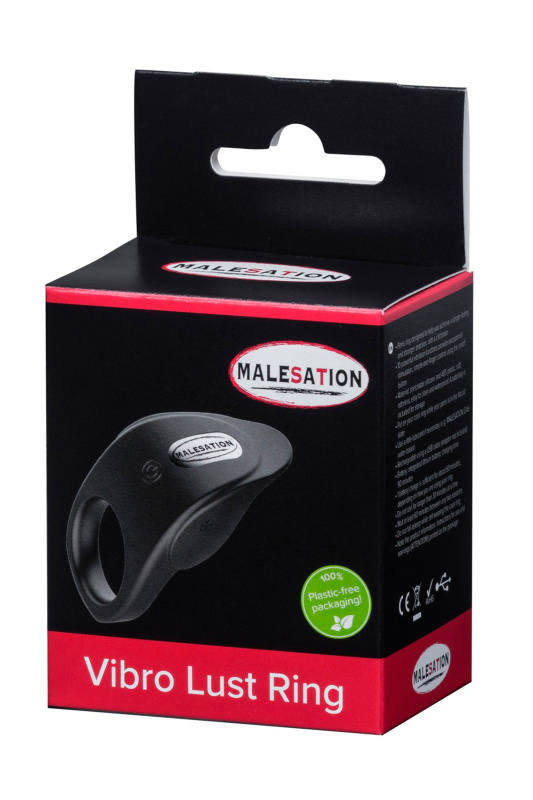 Эрекционное виброкольцо MALESATION Vibro Lust Ring, силикон, черный, 3,5 см — купить в Минске Фото Эрекционное виброкольцо MALESATION Vibro Lust Ring, силикон, черный, 3,5 см