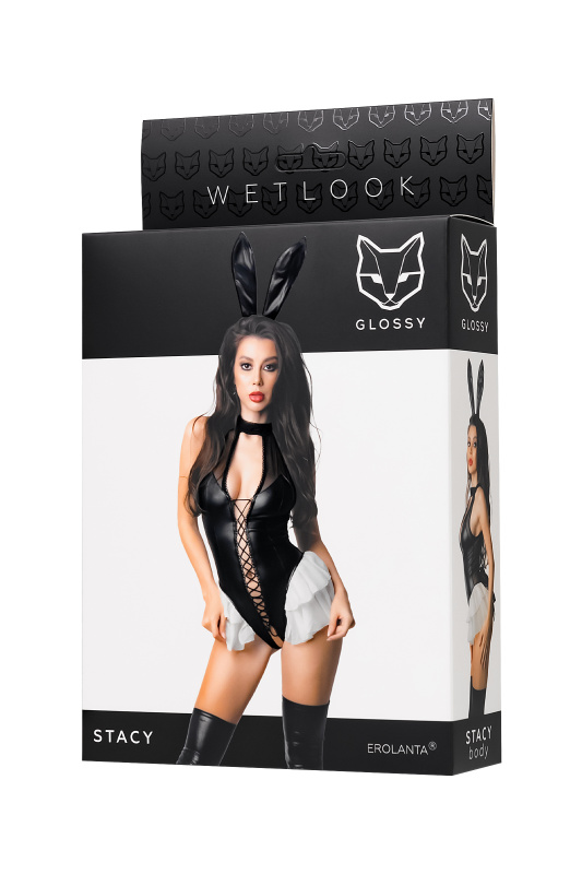 Фото Erolanta Glossy Боди Glossy Stacy из материала Wetlook, XL