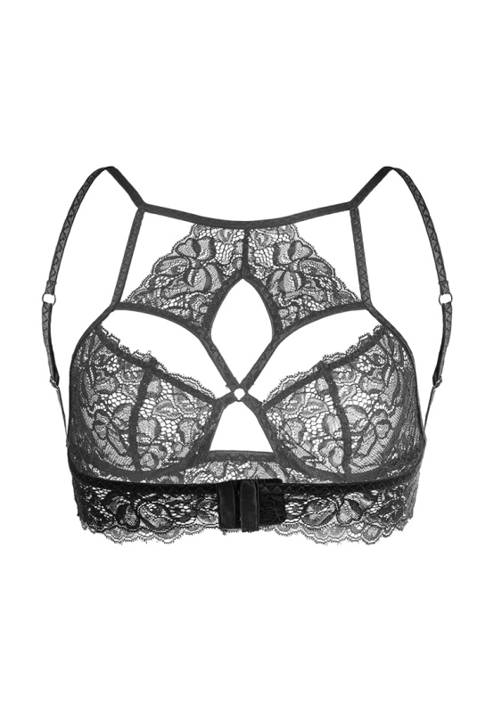 Фото Erolanta Lingerie Бралетт удлиненный Erolanta Lada, черный (42-44) в пакете