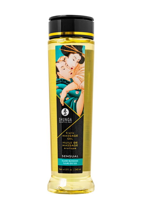 Изображение Shunga, Канада Масло массажное для тела Shunga «Цветущий остров»(Island Blossoms) 240мл