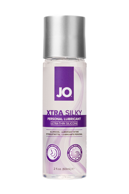Фото  Лубрикант на силиконовой основе JO XTRA SILKY, 60 мл