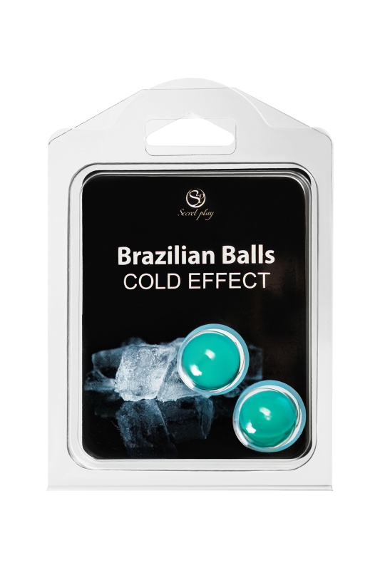 Фото Secret play, Испания Массажное масло SECRET PLAY BRAZILIAN BALLS, с охлаждающим эффектом, 2 х 4 гр