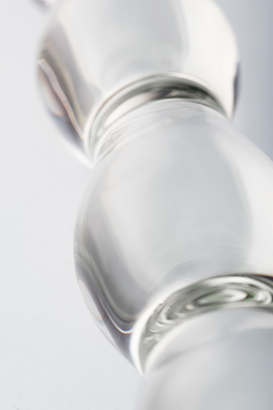 Фото Sexus Glass Двусторонний фаллоимитатор Sexus Glass, стекло, прозрачный, 18,5 см
