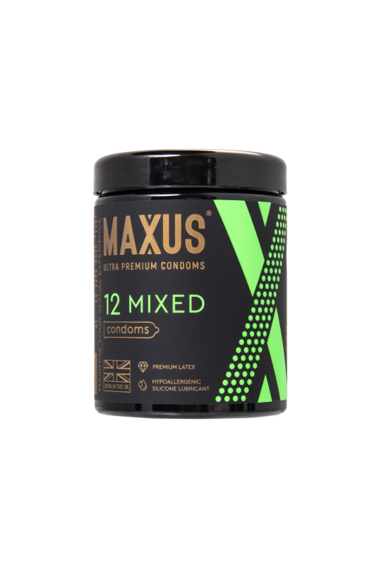 Фото Maxus Презервативы Maxus Mixed, набор, латекс, 12 шт.