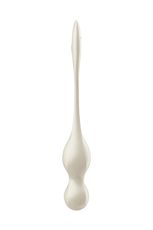 Изображение Satisfyer, Германия Вагинальные шарики с вибрацией Satisfyer Love Birds 1 Connect App, белый, 22,2 см