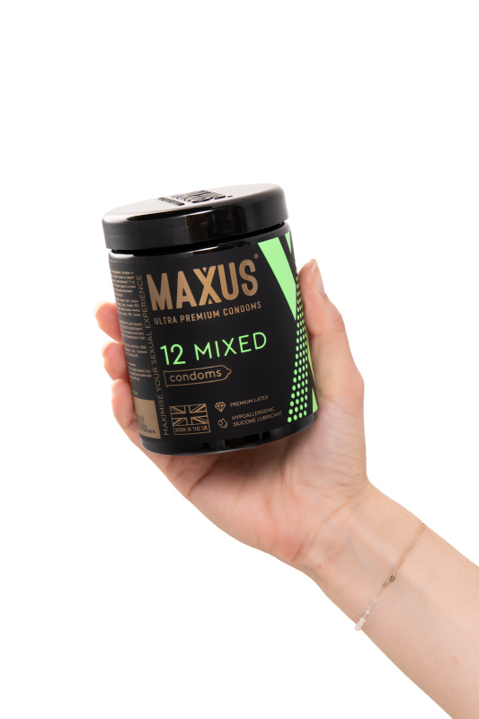 Фото Maxus Презервативы Maxus Mixed, набор, латекс, 12 шт.