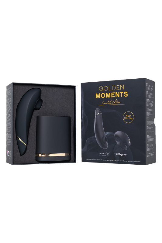Изображение Womanizer, Германия Набор Womanizer Premium + WE-VIBE Chorus черный, силикон, 19 см
