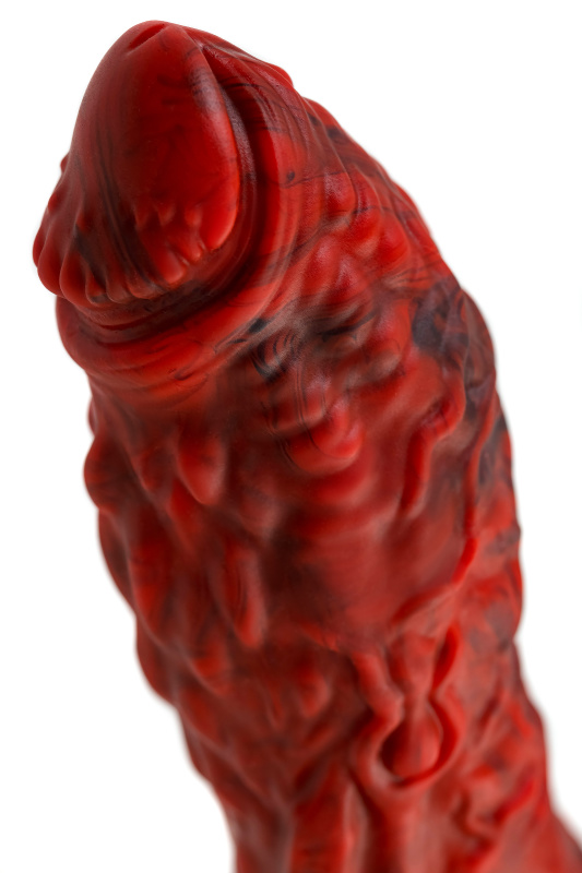 Изображение Black & Red by TOYFA Вибратор Black&Red by TOYFA Monster Docus, силикон, красно-черный, 20 см