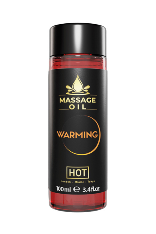 Изображение  Массажное масло HOT Massage Oil WARMING, с согревающим эфектом,100 мл