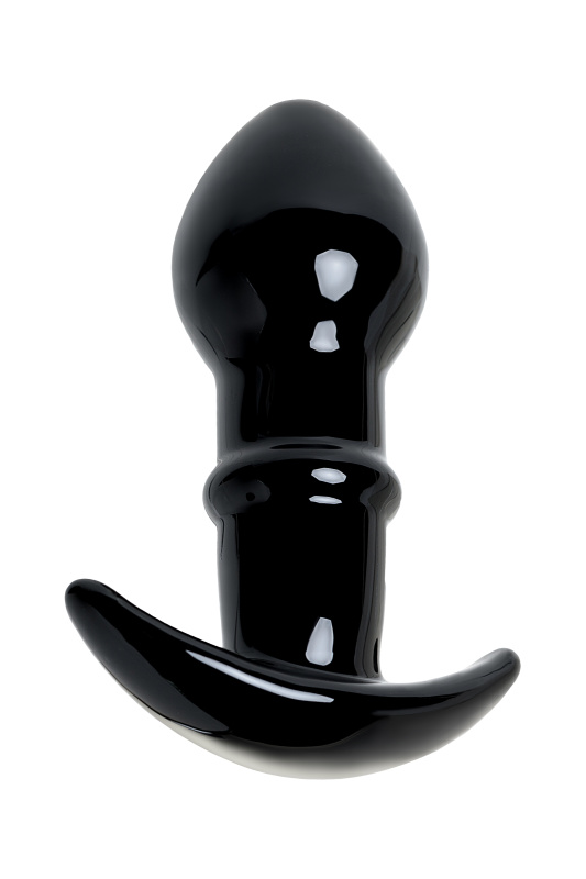 Изображение Sexus Glass Анальная втулка Sexus Glass, стекло, чёрная, 11,5 см, Ø 4 см