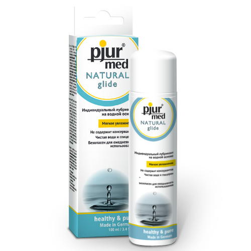 Фото PJUR, Германия Нейтральный лубрикант на водной основе Pjur med Natural glide 100 мл