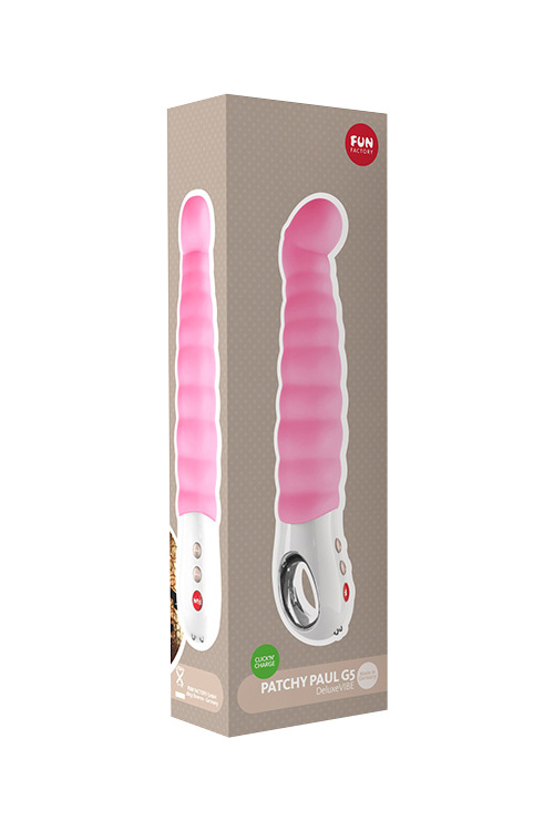 Фото Fun Factory, Германия Вибратор Fun  Factory Patchy Pаul, силиконовый, розовый, 21,7 см