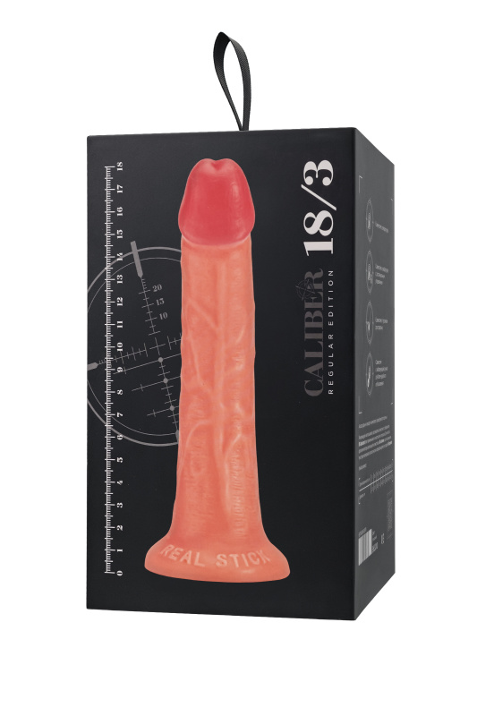 Изображение RealStick Caliber Фаллоимитатор реалистичный, RealStick CALIBER, 18 см, Ø3