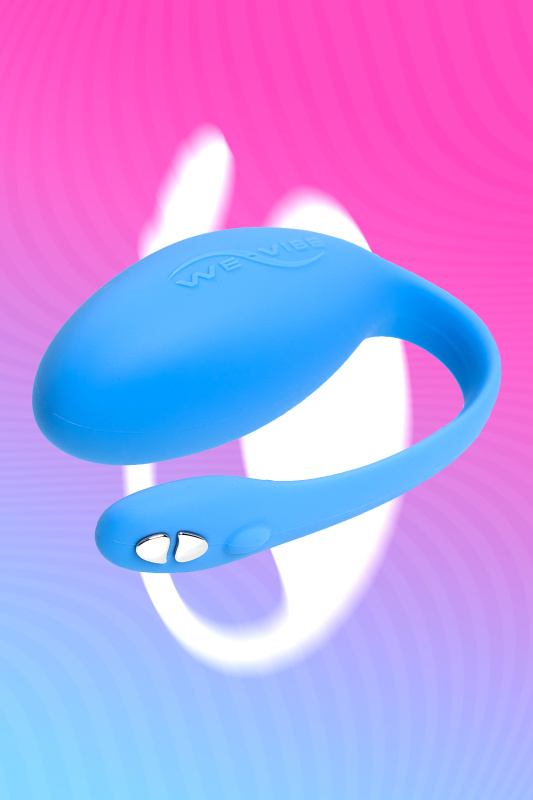 Фото We-Vibe, Канада Виброяйцо WE-VIBE Jive силикон, синий, 9,2 см