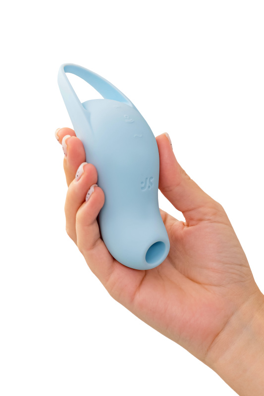 Satisfyer, Германия Вакуум-волновой стимулятор клитора с вибрацией Satisfyer Pocket Pro 1, силикон, голубой, 13,9 см — купить в Минске Изображение Satisfyer, Германия Вакуум-волновой стимулятор клитора с вибрацией Satisfyer Pocket Pro 1, силикон, голубой, 13,9 см