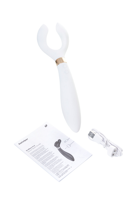 Фото Satisfyer, Германия Многофункциональный стимулятор для пар Satisfyer Partner Multifun 3, силикон, белый, 23,5 см.