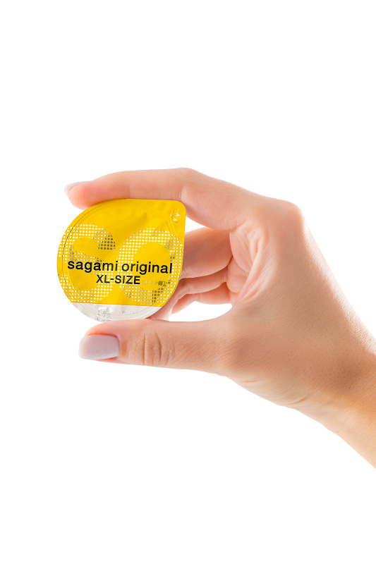 Изображение  Презервативы Sagami, original 0.02, полиуретан, ультратонкие, EXTRA LARGE, 12 шт.