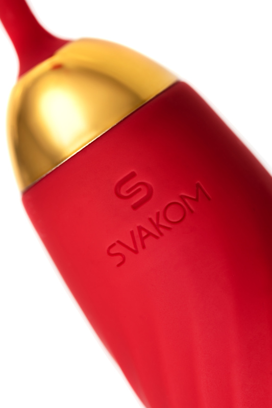 Изображение Svakom, США Виброяйцо Svakom Ella NEO, пульт, приложение, силикон, красный, 21,5 см