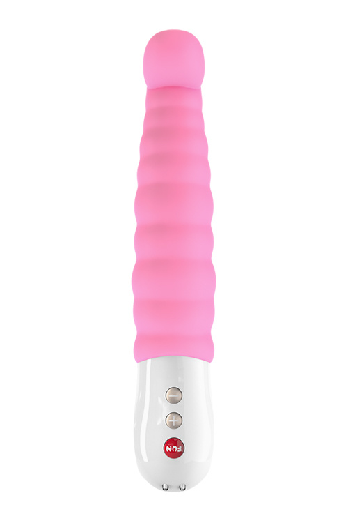 Фото Fun Factory, Германия Вибратор Fun  Factory Patchy Pаul, силиконовый, розовый, 21,7 см